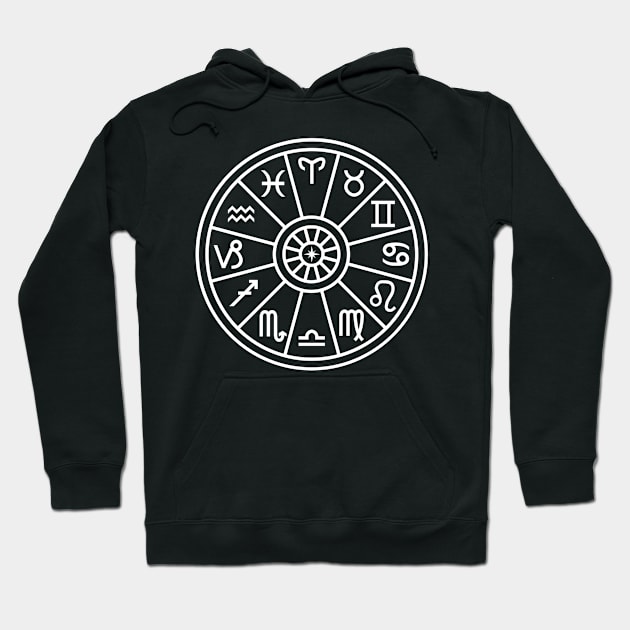 Astrology Star Signs Hoodie by Dark Night Designs